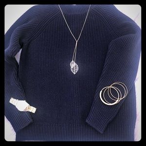 H&M Women’s Sweater-Navy Blue